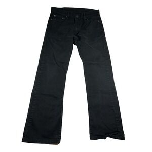 Levi's 513 Jeans Men's 32x30 Black Straight Fit‎ Classic Stretch Denim *SPOT/CUT